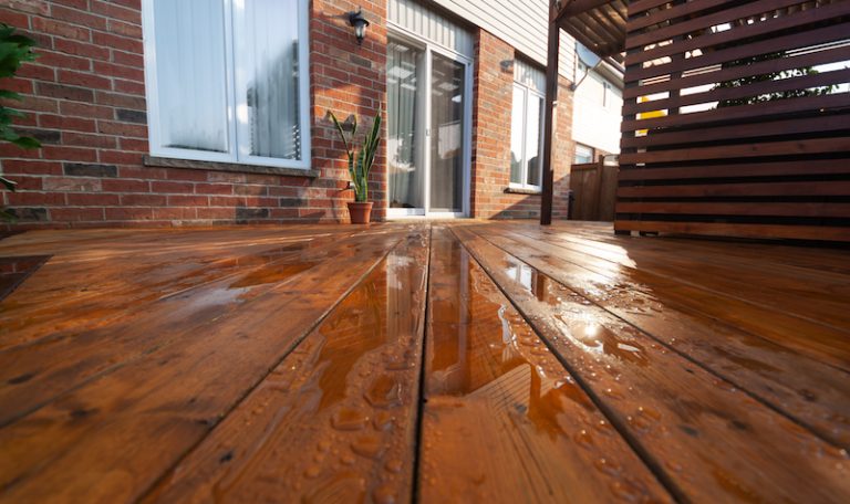 deck staining services