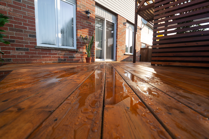 deck staining services